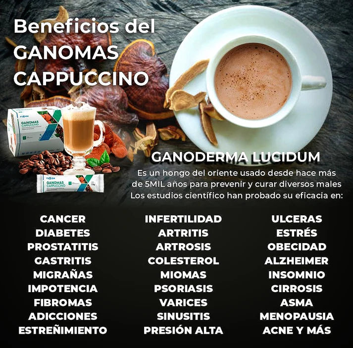 GANOMAS CAPPUCCINO Fuxion x 28 Sobres