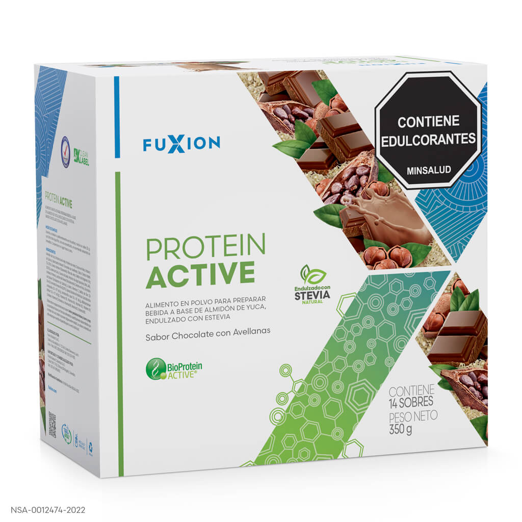 PROTEIN ACTIVE - VAINILLA Y CANELA FuXion x 14 Sobres