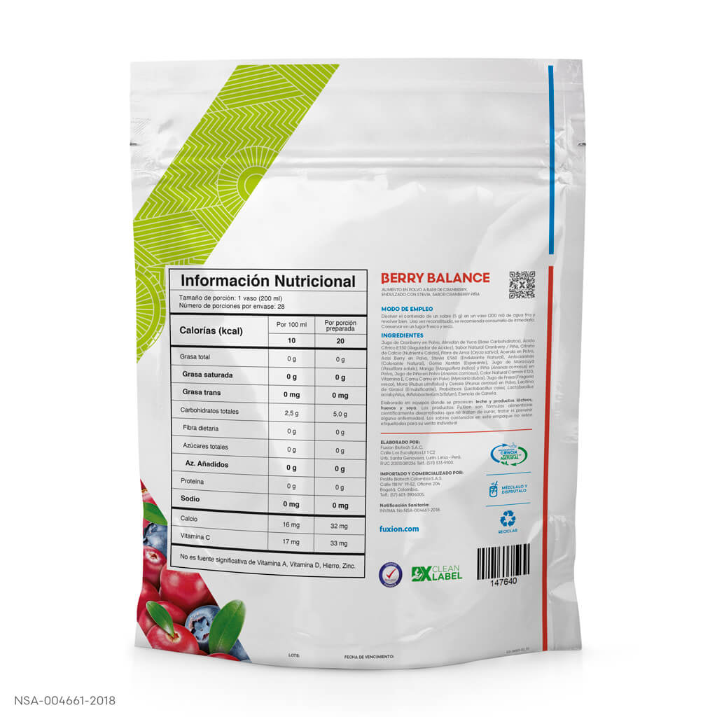 BERRY BALANCE FuXion x 28 Sobres
