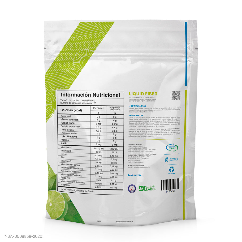 LIQUID FIBER FuXion x 28 sobres