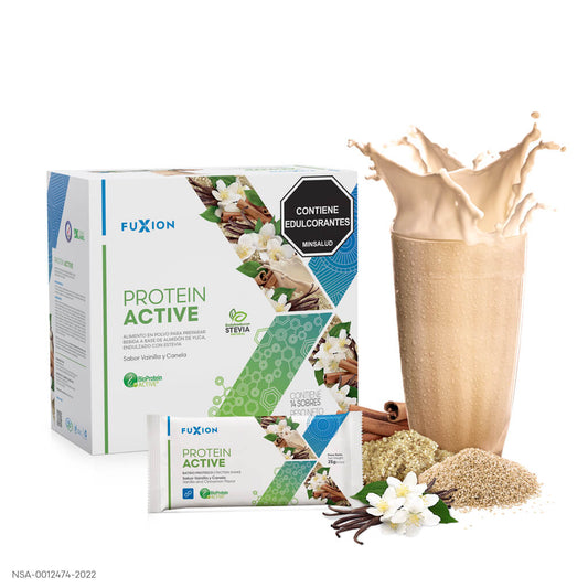 PROTEIN ACTIVE - VAINILLA Y CANELA FuXion x 14 Sobres